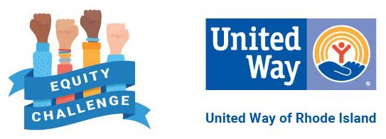 Cobranded logos: Equity Challenge (left) and United Way of Rhode Island (right).
