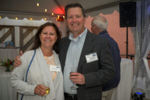 Karen and Robert DeFelice, supporters of United Way of Rhode Island, pose for a photo.