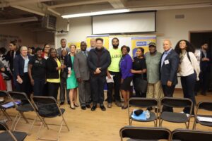 Members of Team United posing with several Providence City Council members and other community partners.