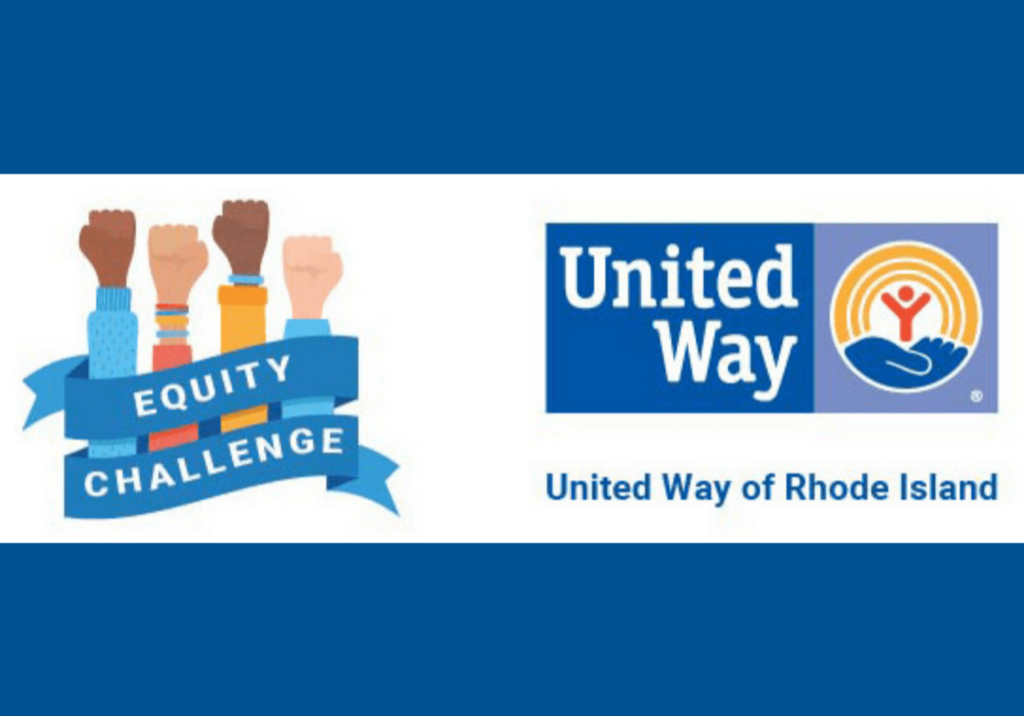 EquityChallenge_UnitedWayOfRI_CobrandedLogo_2000x1450 Co-branded logos: Equity Challenge (left) and United Way of Rhode Island (right).