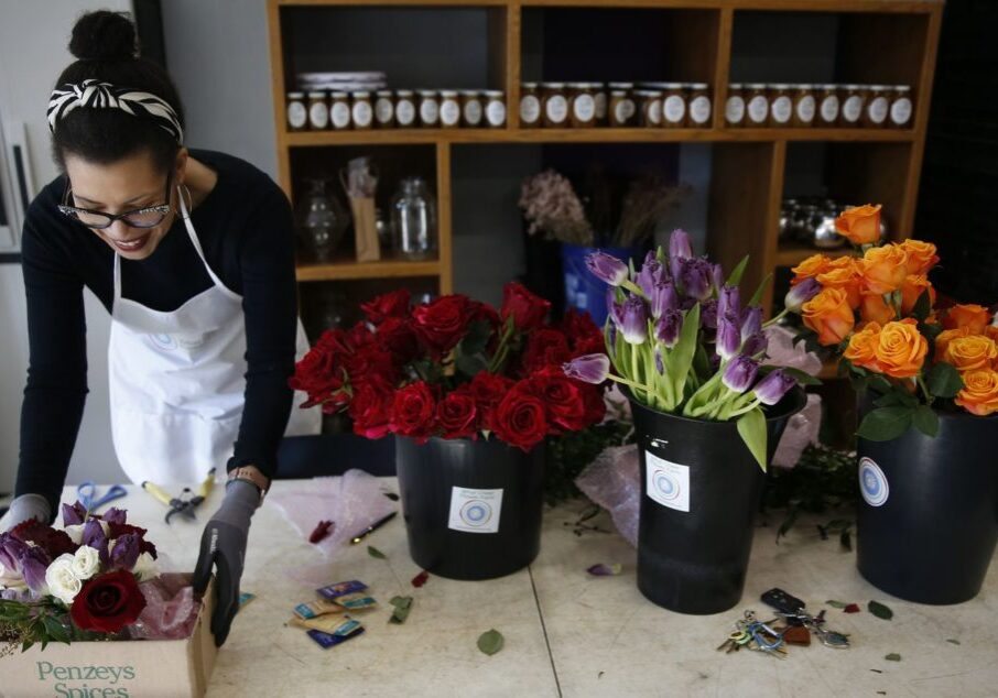 U4GRBX5V745KCOMONRLWMZBUV4 Destenie Vital is the executive director of What Cheer Flower Farm.JONATHAN WIGGS/GLOBE STAFF